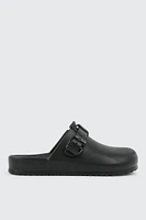 Ardene Clogs Sandals in Black | Size