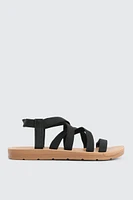 Ardene Elastic Strappy Sandals in | Size