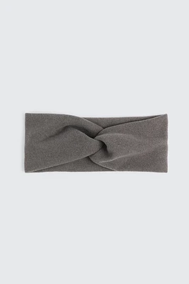 Ardene Super Soft Twist Headwrap in Grey | Polyester