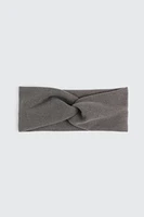 Ardene Super Soft Twist Headwrap in Grey | Polyester