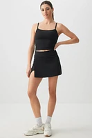Ardene Sports Skirt in Black | Size | Nylon/Elastane