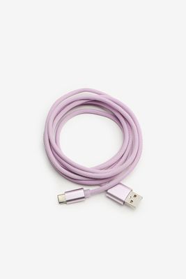 Ardene 79" USB to USB-C Cable in Purple