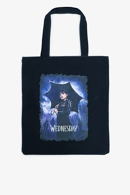 Ardene Wednesday Tote Bag in Black | 100% Cotton