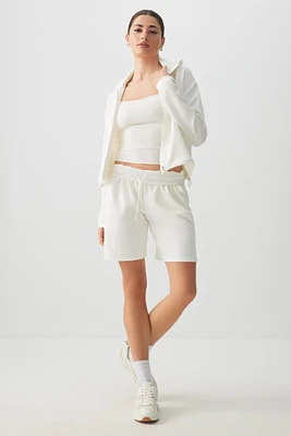 Ardene 8" Scuba Shorts in | Size | Polyester/Elastane/Viscose | Eco-Conscious
