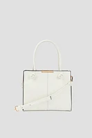 Ardene Knotted Handle Tote Bag in | Faux Leather/Polyester
