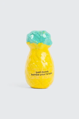 Ardene Pineapple Bath Bomb in Yellow