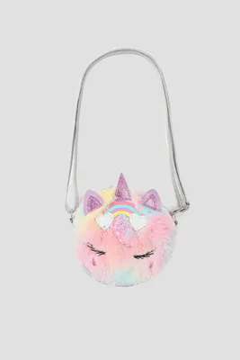 Ardene Round Crossbody Bad with Unicorn Detail