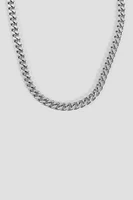 Ardene Man Stainless Steel Chunky Chain Necklace For Men in Silver