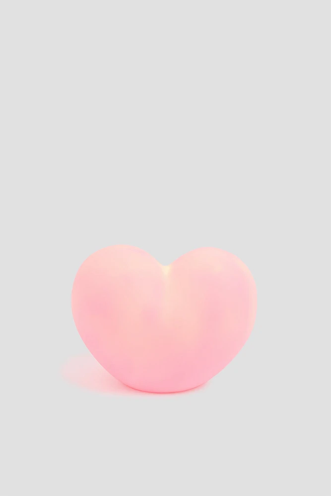 Ardene Heart LED Light in Light Pink