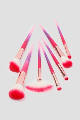 Ardene 7-Pack Ombre Makeup Brushes in Pink
