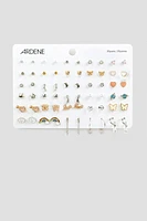 Ardene 30-Pack Assorted Studs & Hoops | Stainless Steel