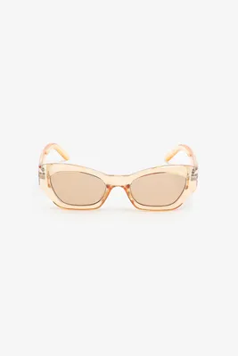 Ardene Angular Sunglasses in Gold