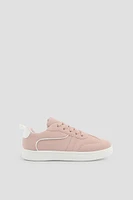 Ardene Kids Retro Sneakers in Light Pink | Size