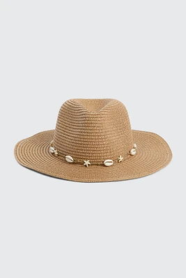Ardene Cowboy Straw Hat in Brown