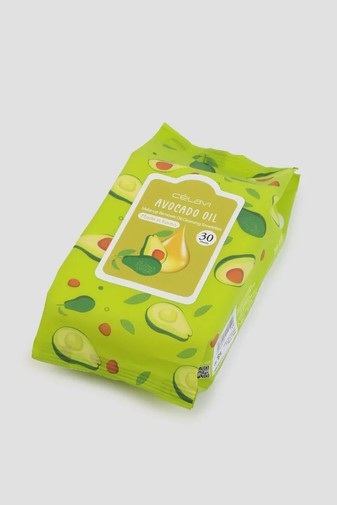 Ardene Avocado Oil Cleansing Wipes in Light Green