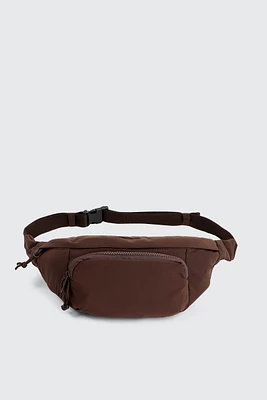Ardene Nylon Fanny Pack in Brown | 100% Recycled Polyester | Eco-Conscious