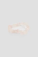 Ardene Pink Stone Bracelet in Light Pink