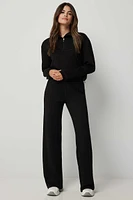 Ardene MOVE Straight Leg Rib Pants in | Size | Polyester/Spandex/Viscose | Eco-Conscious