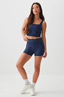 Ardene Butter 3" Biker Shorts in Dark Blue | Size | Nylon/Elastane