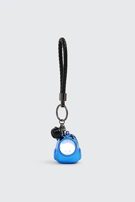 Ardene Light Up Bear Backpack Keychain in Blue