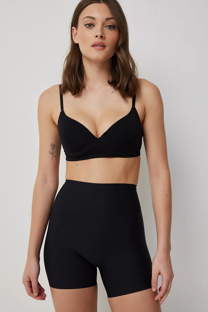 Ardene Invisible Shorts in Black | Size | Nylon/Elastane