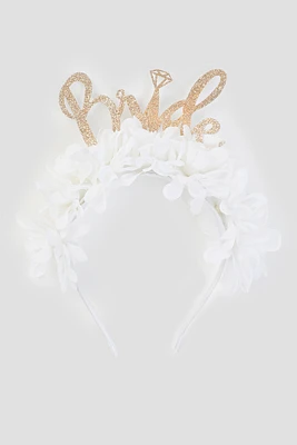 Ardene Bride Headband in White