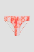 Ardene Kids Tie-Dye Swim Bottom in Orange | Size | Polyester/Nylon/Elastane | Microfiber