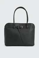 Ardene Tote Bag with Buckle Detail in | 100% Recycled Polyester/Faux Leather | Eco-Conscious