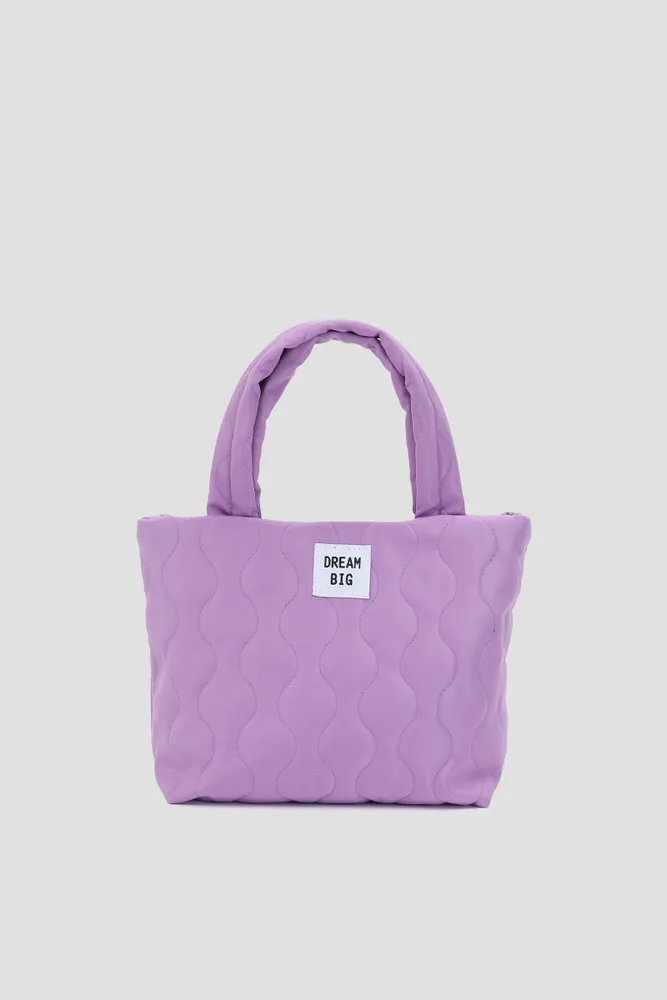 Ardene Purple Tote Bag in Lilac