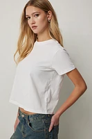 Ardene Basic Short T-Shirt in | Size | Cotton/Elastane | Eco-Conscious