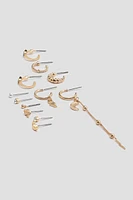 Ardene 12-Pack of Mix Earrings in Gold | Stainless Steel