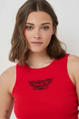 Ardene Ruched Side Lounge Tank in | Size | Polyester/Cotton/Elastane | Eco-Conscious