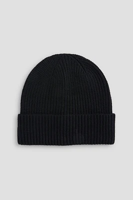 Ardene Solid Ribbed Beanie in | Polyester/Elastane