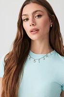 Ardene Effortless Everyday T-Shirt in Light | Size | Cotton/Elastane | Eco-Conscious