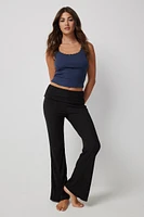 Ardene Super Soft Flare PJ Pants in | Size | Polyester/Spandex | Eco-Conscious