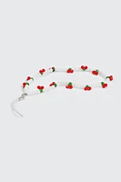 Ardene Cherry Phone Charm in Red