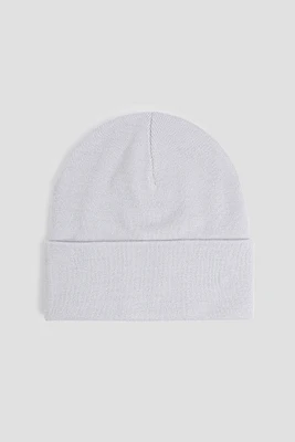 Ardene Super Soft Solid Beanie in Light | Polyester/Elastane