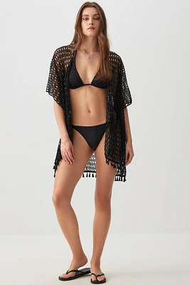 Ardene Crochet Swim Cover Up in | Polyester