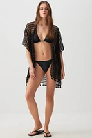 Ardene Crochet Swim Cover Up in | Polyester