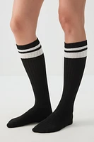 Ardene Striped Knee High Socks in | Polyester/Spandex