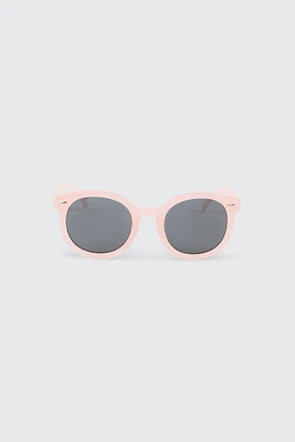 Ardene Kids Round Sunglasses in Light Pink
