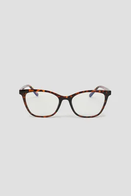 Ardene Tortoiseshell Wayfarer Glasses in Brown