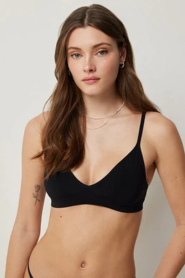 Ardene Seamless Triangle Bralette in | Size | Nylon/Elastane | Microfiber