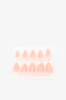 Ardene Nude Stiletto Fake Nails in Light Pink