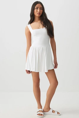 Ardene Square Neck Mini Dress in | Size | Rayon/Spandex