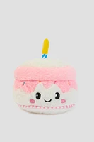 Ardene Kids Birthday Cake Plush in Light Pink