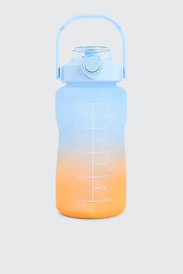 Ardene 1.5 L Ombre Water Bottle in Light Blue