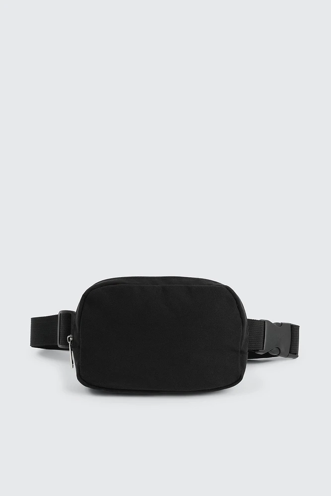 Ardene Black Rectangular Fanny Pack | Eco-Conscious