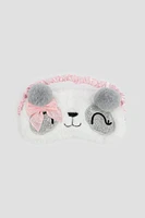 Ardene Kids Panda Sleep Mask in Light Grey