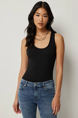 Ardene Effortless Basic Scoop Tank in | Size | Polyester/Elastane | Eco-Conscious